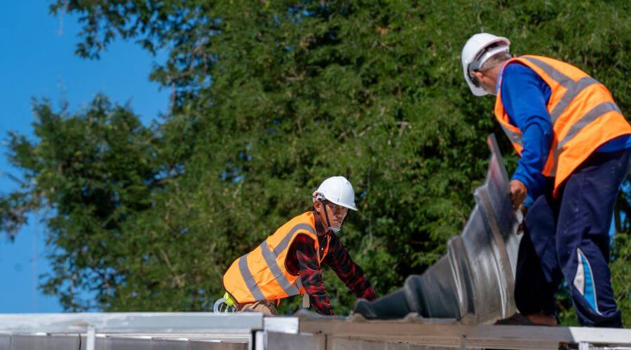 Professional metal roof installation in Bettendorf, IA